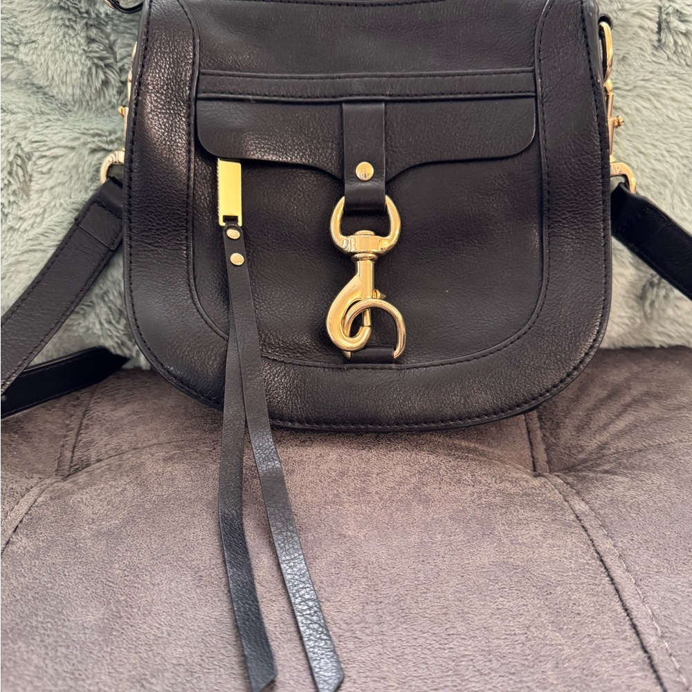 Rebecca Minkoff Black Leather Crossbody Bag